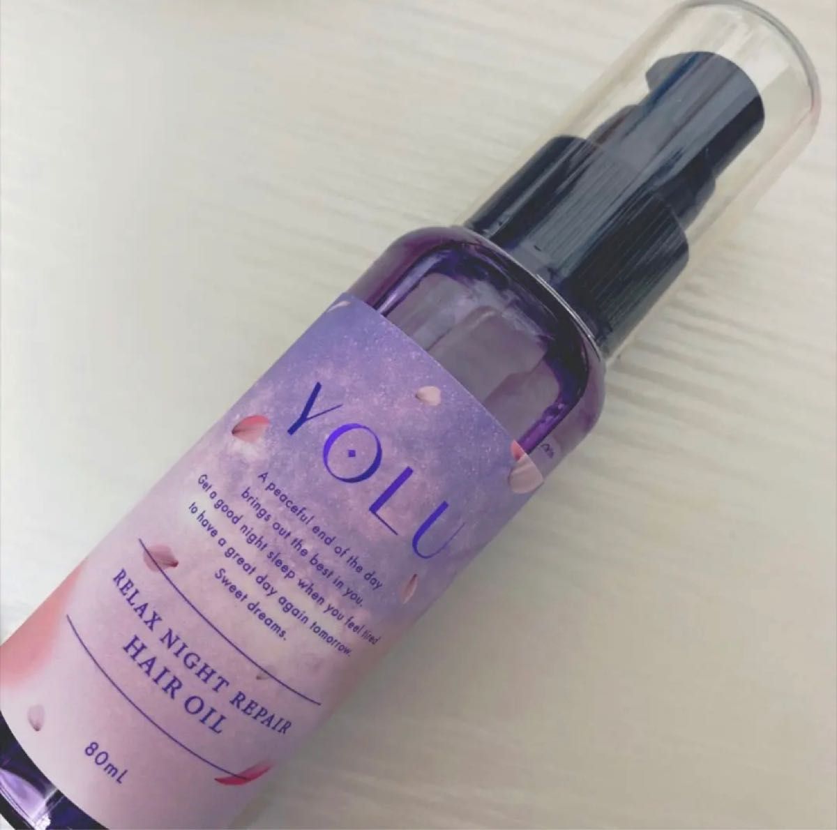 翌日発送可能】 YOLU サクラリラックスナイトリペアヘアオイル 80ml