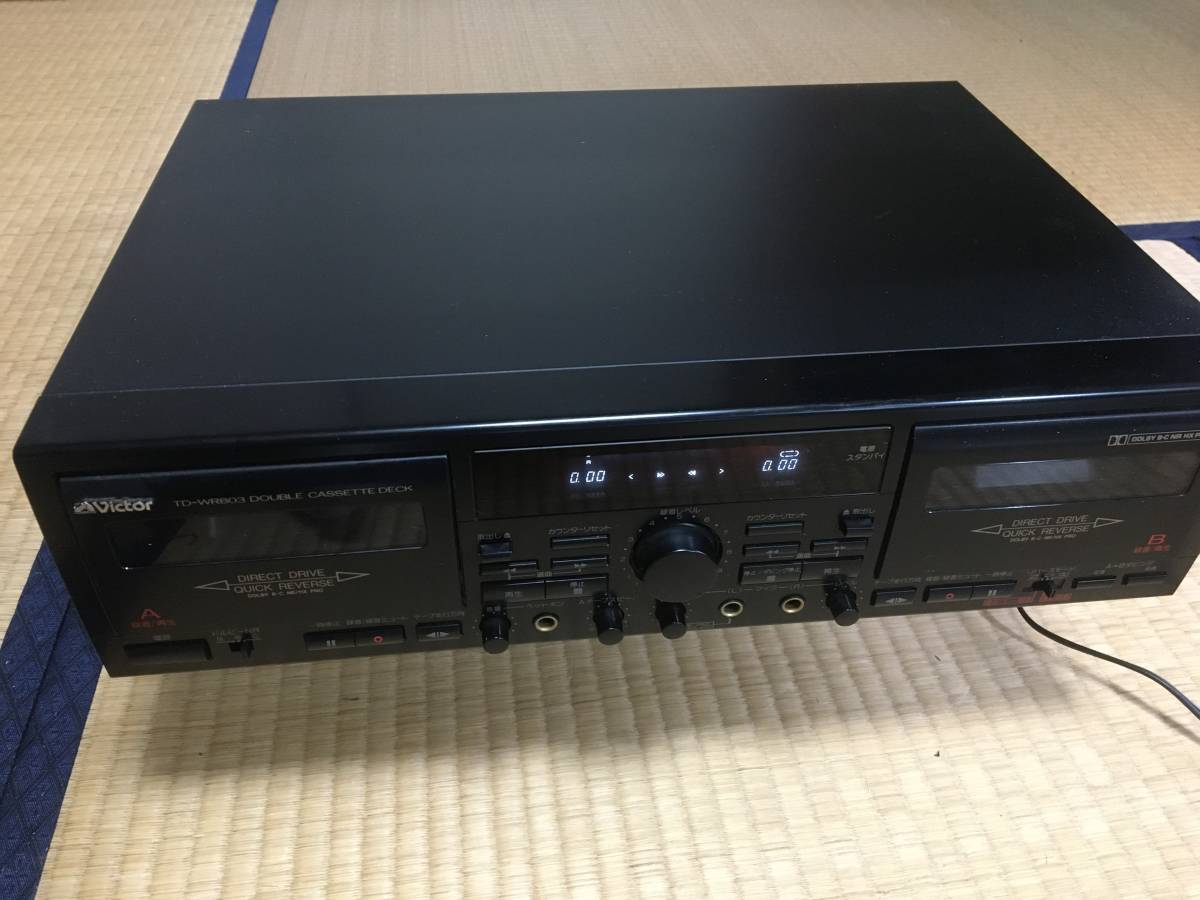 Yahoo!オークション - VICTOR ビクター TD-WR803 ダブルカセット Yahoo!オークション - VICTOR ビクター TD-WR803 ダブルカセット