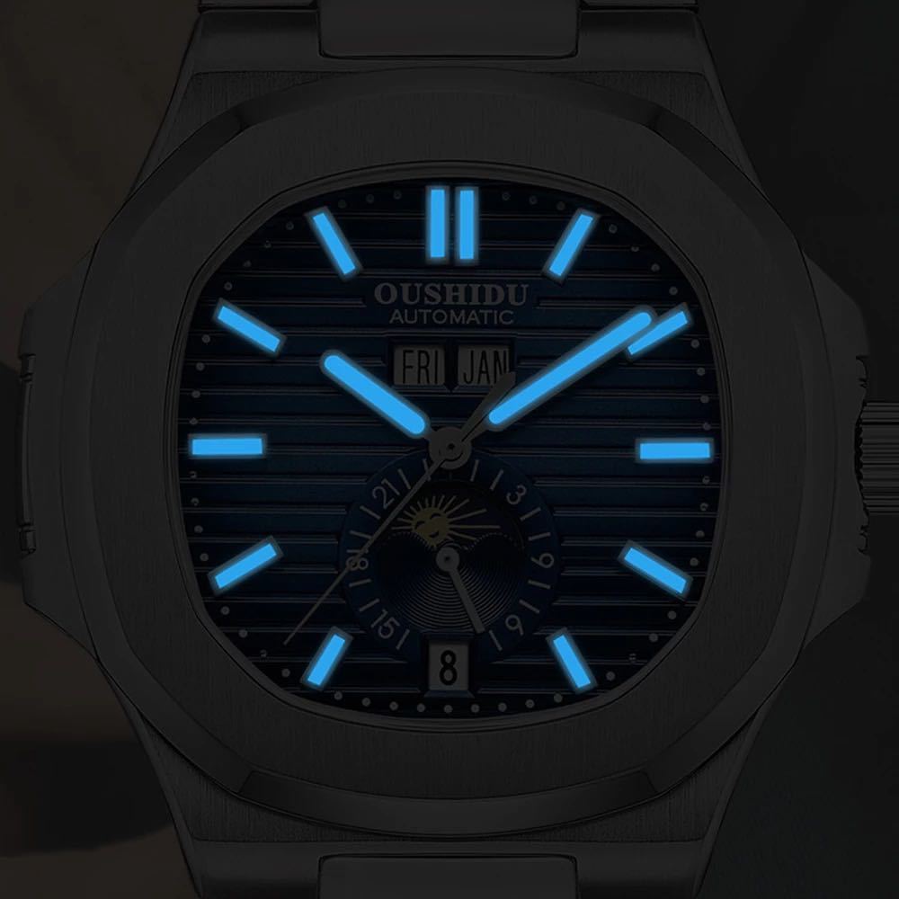 [ cell hi Ora Moss have on model oma-ju America price 50,000 jpy ]OUSHIDU Patek Philip Nautilus oma-ju self-winding watch machine 