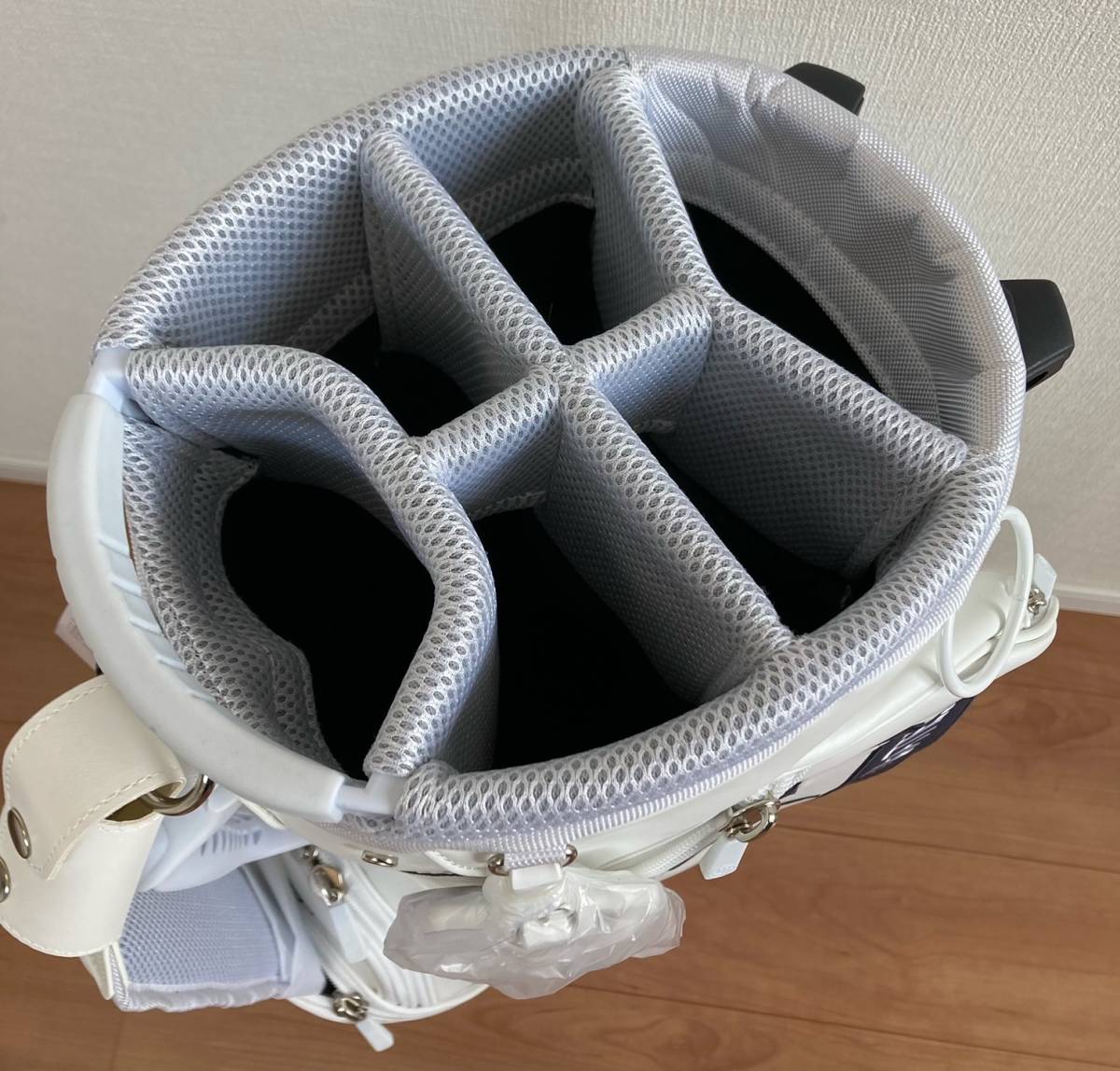 新品 パーリーゲイツ 【定番】合皮スタンド式 キャディバッグ(UNISEX