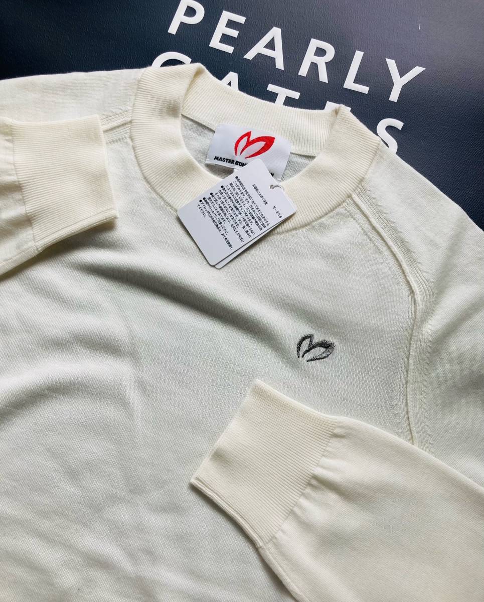 新品 パーリーゲイツ マスターバニー LUXURYウールクルーネックニット
