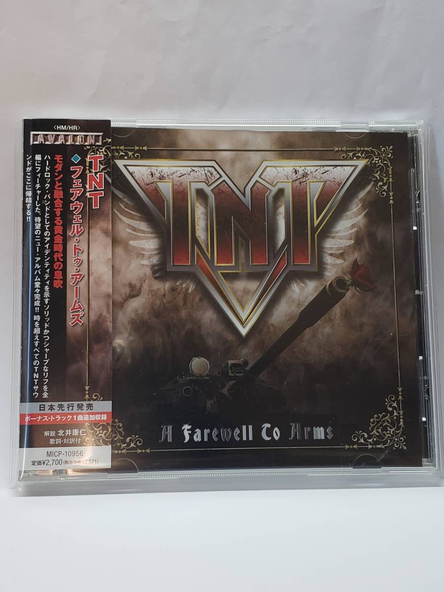 TNT／A FAREWELL TO ARMS／フェアウェル・トゥ・アームズ／国内盤CD／帯付／2010年発表／12thアルバム／トニー・ミルズ参加_画像1