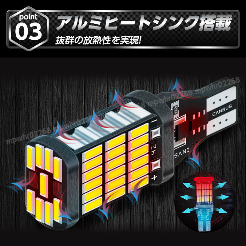 2極タイプ 爆光 高耐久 LED T10 T16 ホワイト ポジション バックランプ 06 - 通販 - www.drelciopiresjr.com.br