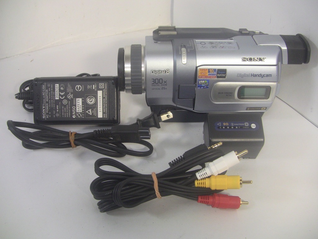 8mmテープ再生できます SONY Digital8ビデオカメラ DCR-TRV240