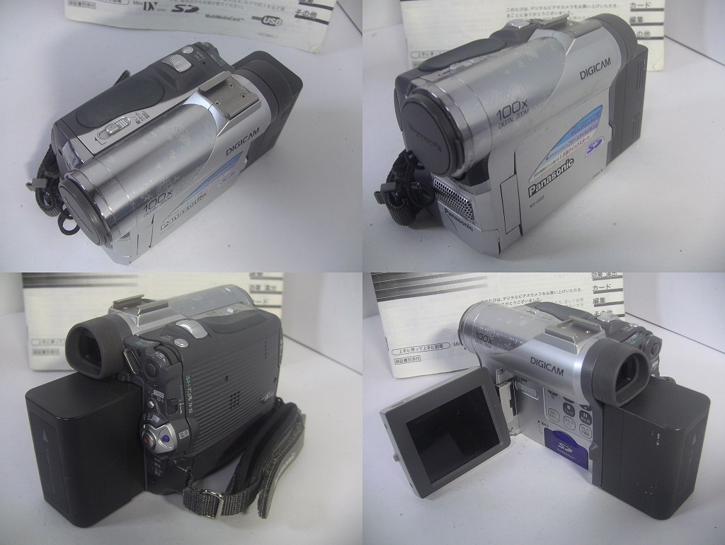 MiniDVテープ再生できます Panasonic MiniDVビデオカメラ NV-GS5 MiniDVテープ再生できます Panasonic MiniDVビデオカメラ NV-GS5