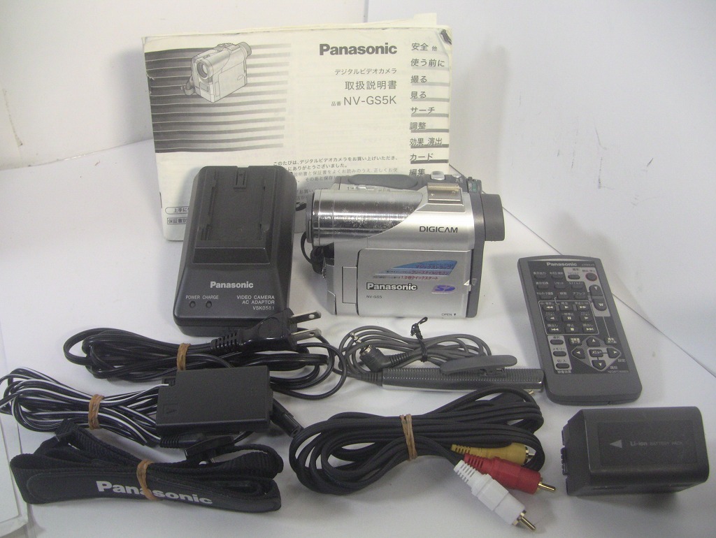 MiniDVテープ再生できます Panasonic MiniDVビデオカメラ NV-GS5 MiniDVテープ再生できます Panasonic MiniDVビデオカメラ NV-GS5