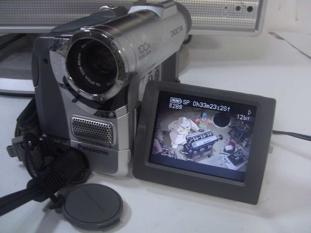 MiniDVテープ再生できます Panasonic MiniDVビデオカメラ NV-GS5 MiniDVテープ再生できます Panasonic MiniDVビデオカメラ NV-GS5