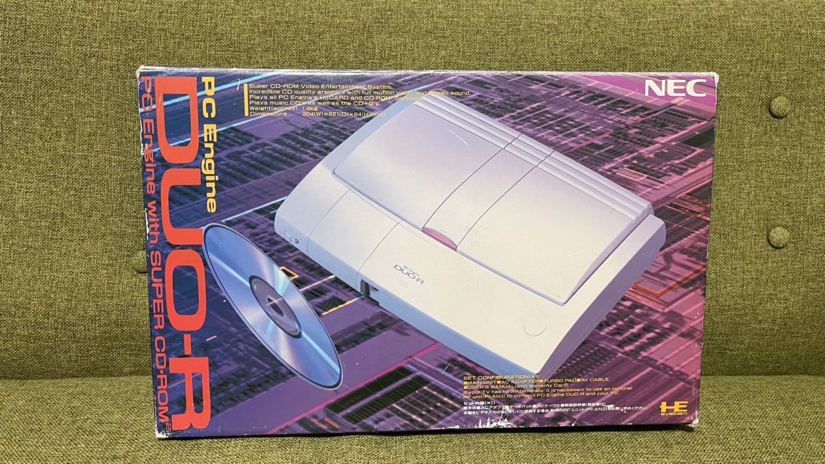 PCエンジン DUO-R 本体 箱説付き PC Engine Duo-R_画像1