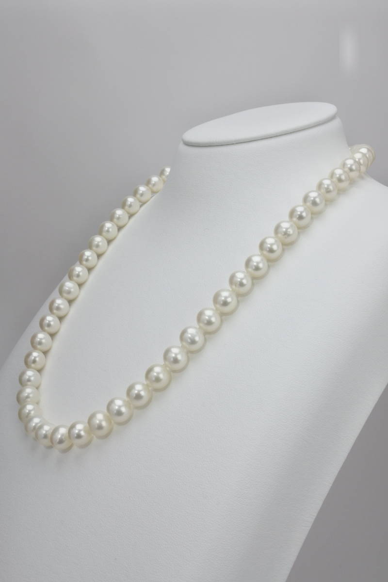 入園入学祝い 日本製 アコヤ真珠ネックレス 径７．５～８mm 長さ４４