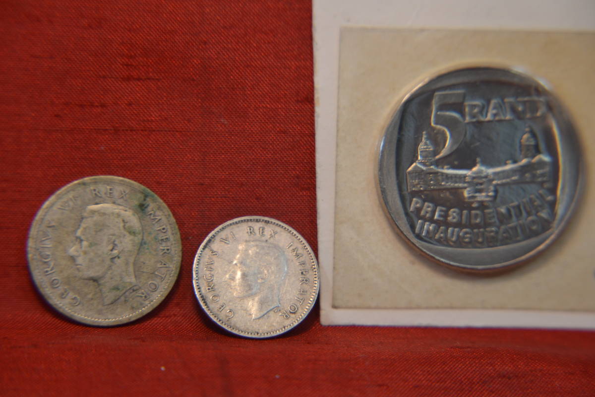 身辺整理・南アフリカ銀貨8枚プルーフ貨1枚の画像7