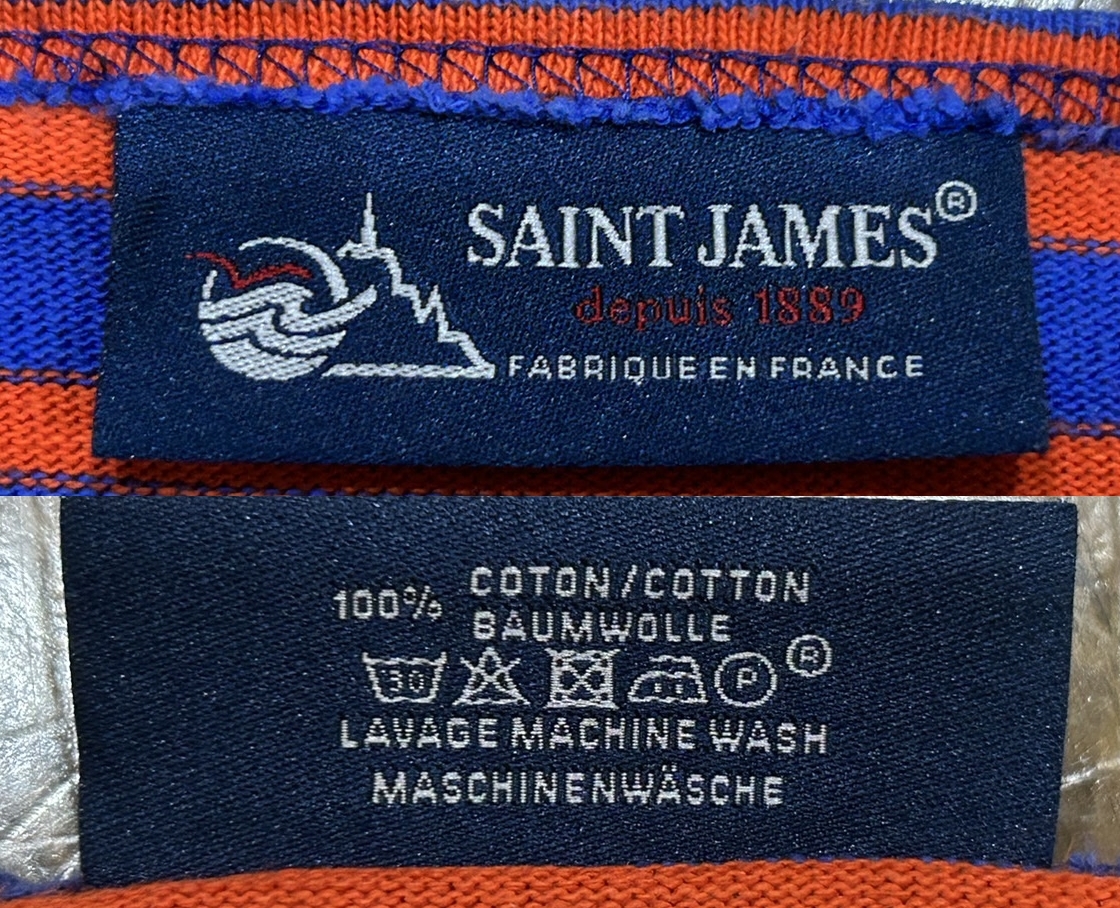 品質は非常に良い ボーダー JAMES SAINT *セントジェームス バスク