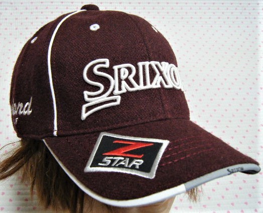 スリクソン SRIXON  Cleveland/Z-STAR ゴルフ用高機能ウールキャップ 赤茶系 サイズ F ツアープロレプリカ 吸汗速乾/抗菌防臭機能の画像1