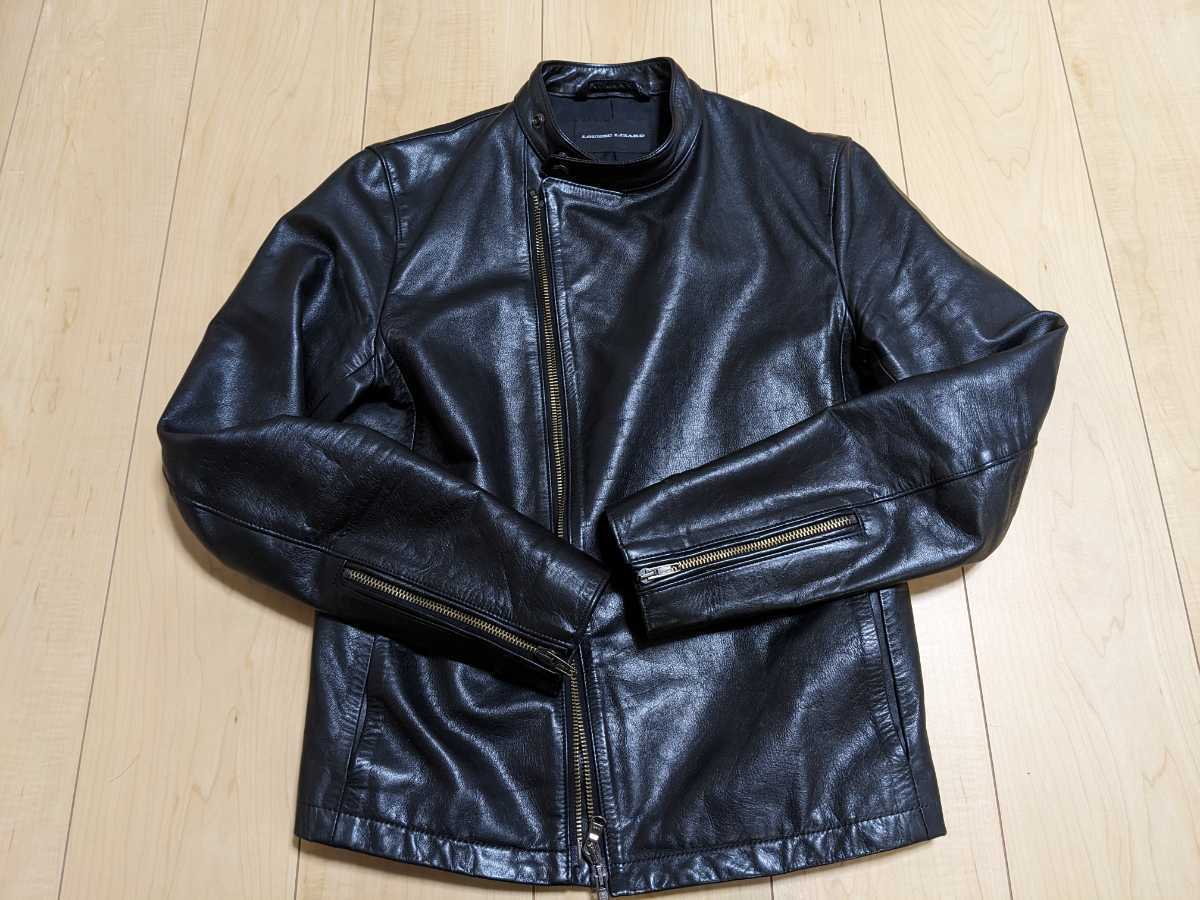 LOUNGE LIZARD SOFT SMOOTH LEATHER ライダース-