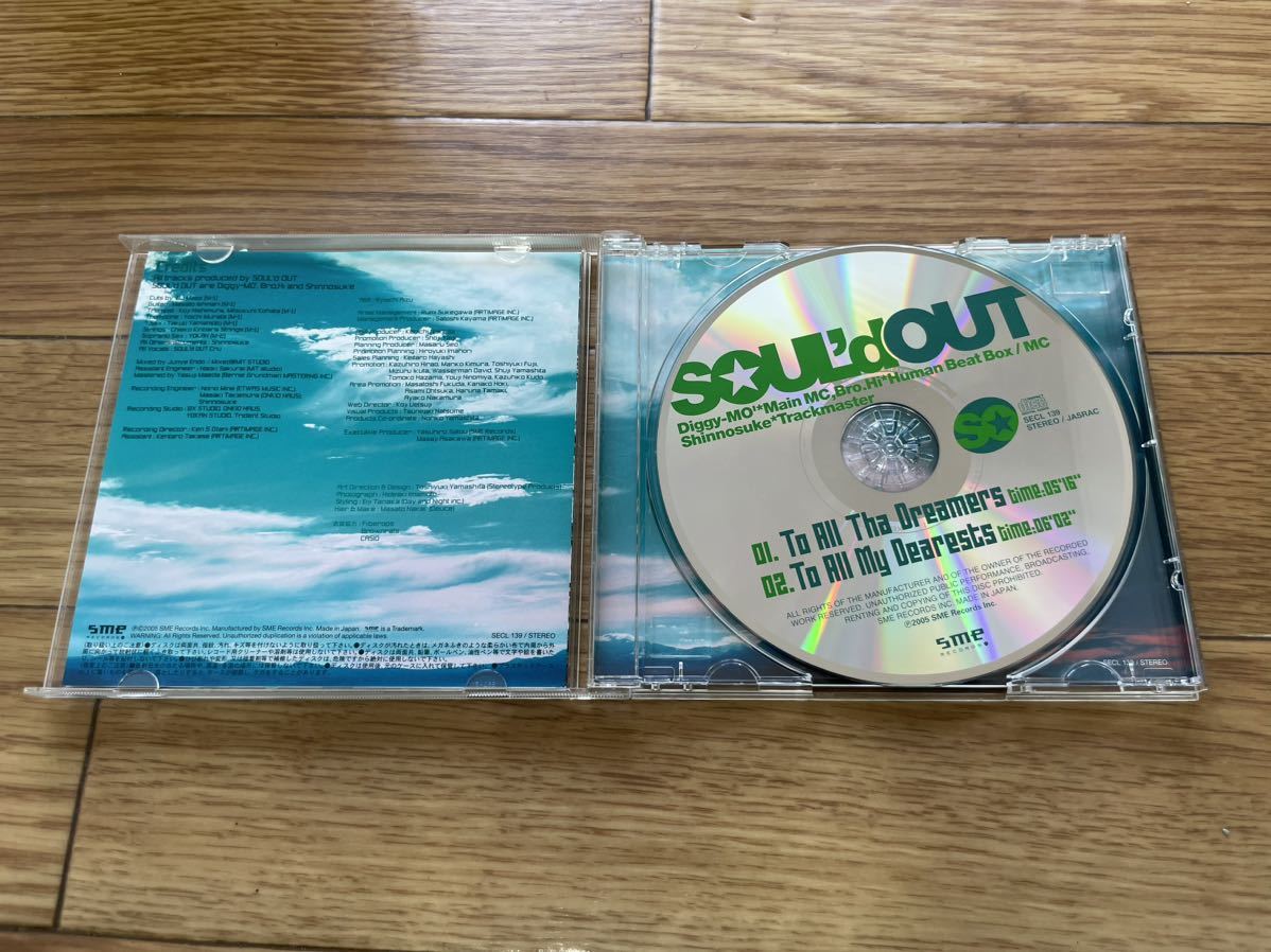 12 CD cd ソウルドアウト　SOUL'd OUT To All Tha Dreamers_画像3