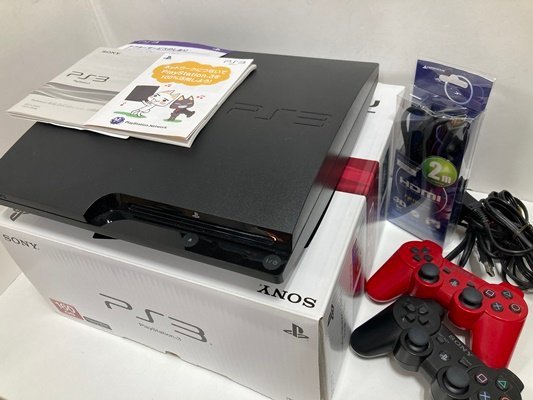 稼働品 プレステ3 PS3 本体 CECH-3000A 160GB 箱付き付き HDMIケーブル