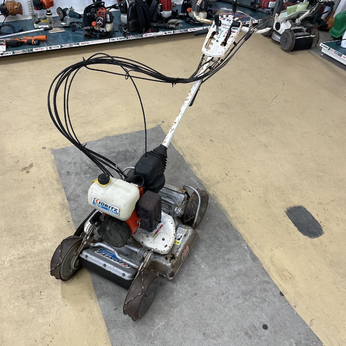 181 K 島根発 共立 KIORITZ スパイダーモア AZ850A オーレック 自走式