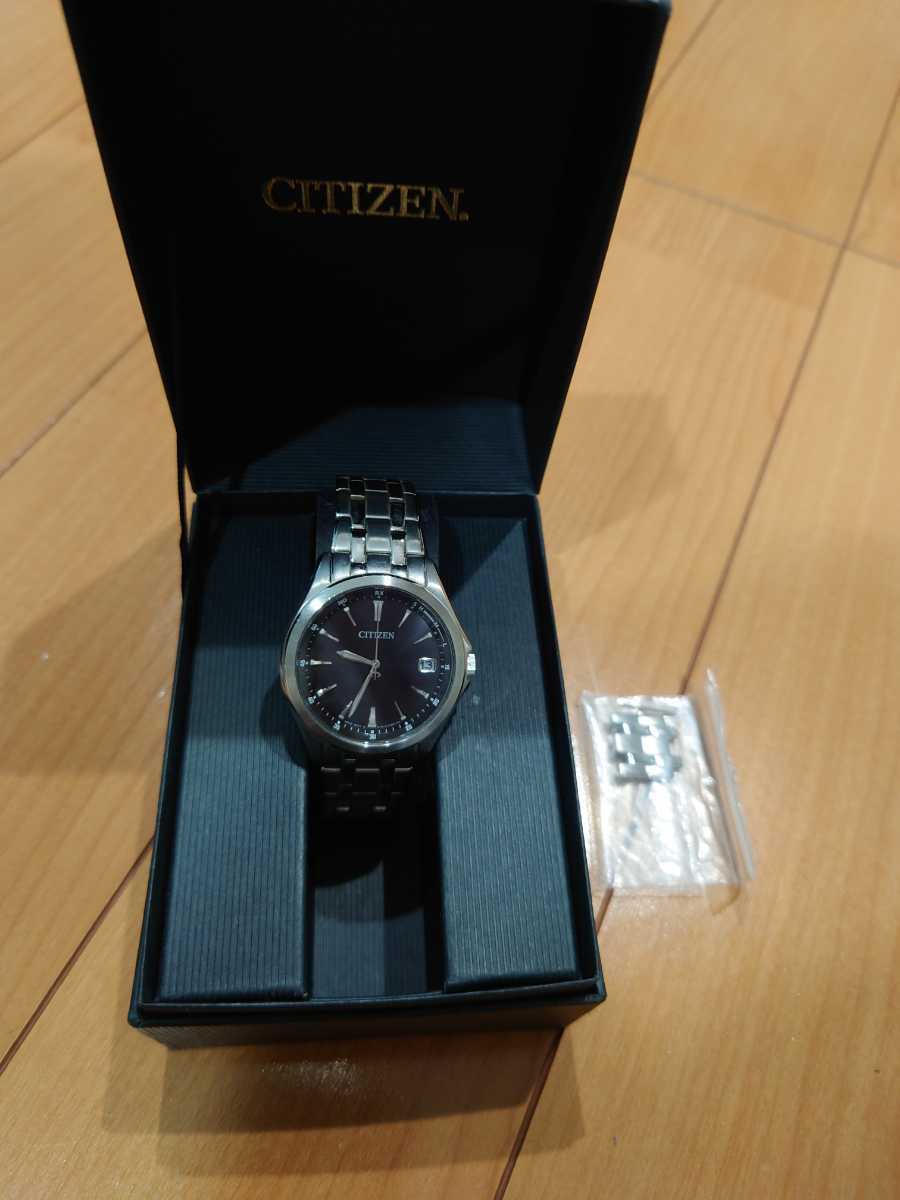 公式の エコドライブ 電波時計 ソーラー CITIZEN H110-S068771