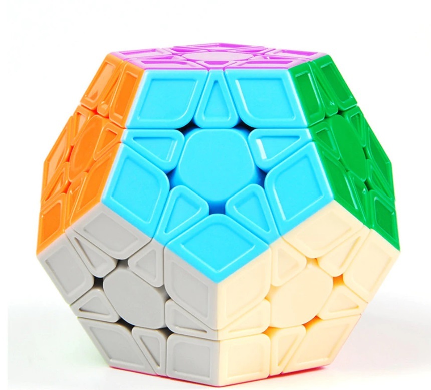 Megaminx Magic Cube 3 × 3 label none surface body Speed Cube head. gymnastics toy 