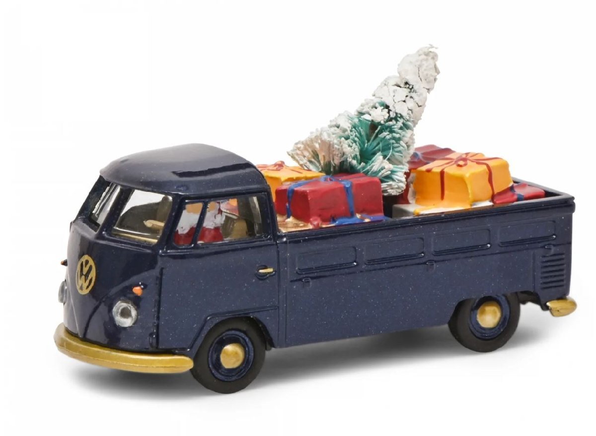 シュコー 1/87 フォルクスワーゲン T1 ピックアップ 1962 クリスマス Schuco VOLKSWAGEN T1 PICK-UP CHRISTMAS_画像1