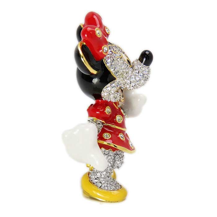  бесплатная доставка есть автобус * Brothers Disney Disney Minnie Mouse minnie фигурка Swarovski Swarovski украшение кукла замечательная вещь ломбард 