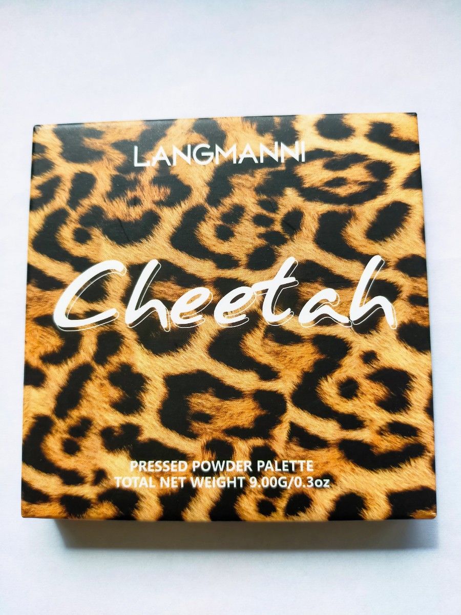 NUDE LANGMANNI ラメアイシャドウ　cheetah  PALETTE 　9色　韓国　アイシャドウパレット　 ブラウン