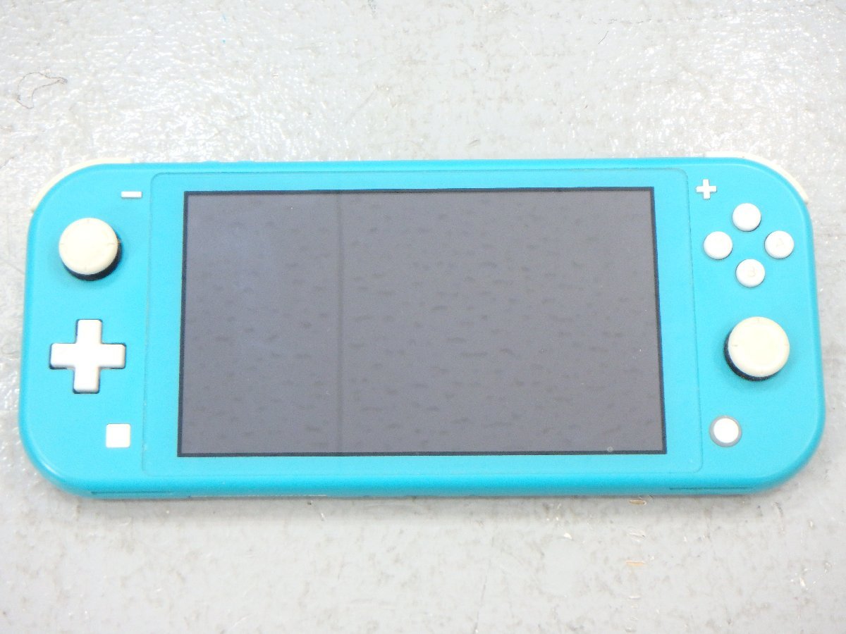 【3】ジャンク 初期化済み Nintendo Switch Lite スイッチライト ターコイズ 任天堂 ニンテンドー 同梱不可 1円スタート