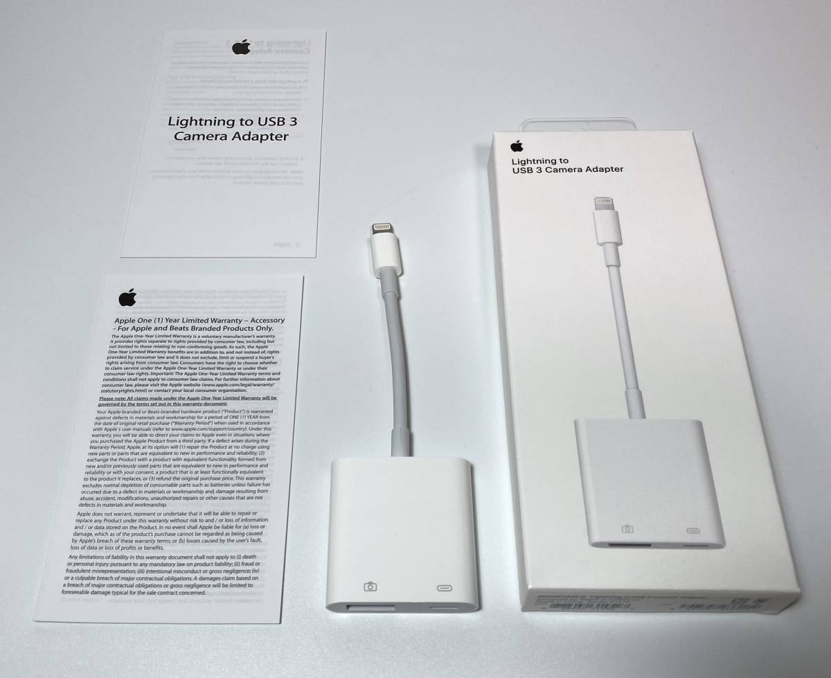 最大91%OFFクーポン 新品Apple Lightning - USB 3カメラアダプタ純正品