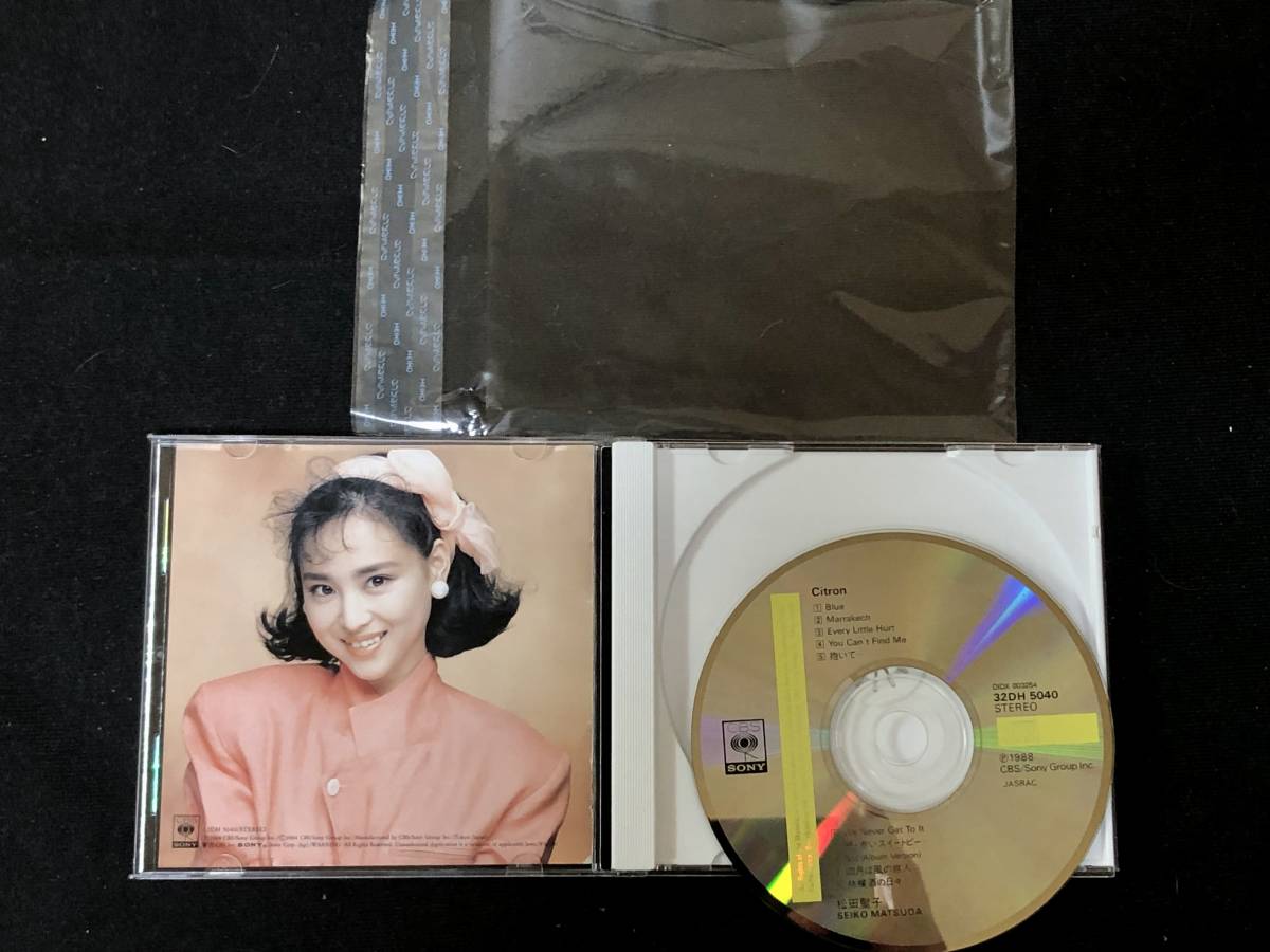 【美品】松田聖子 CD 「Citron」_画像2