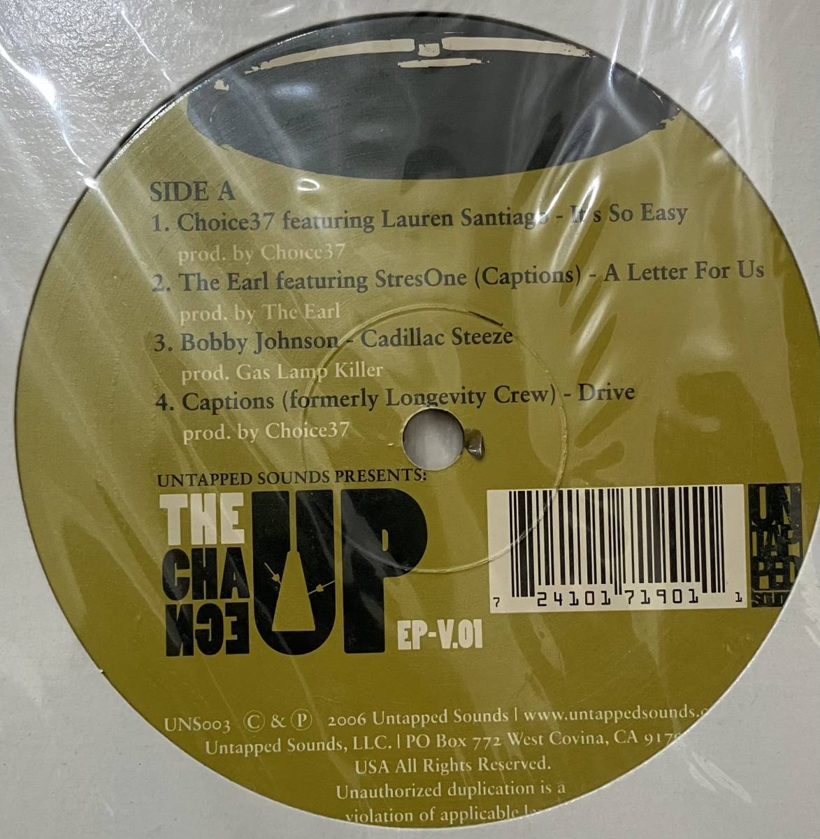[12/レコード] Various - The Change Up EP-V.01 (Hip Hop) Untapped Sounds ヒップホップの画像2