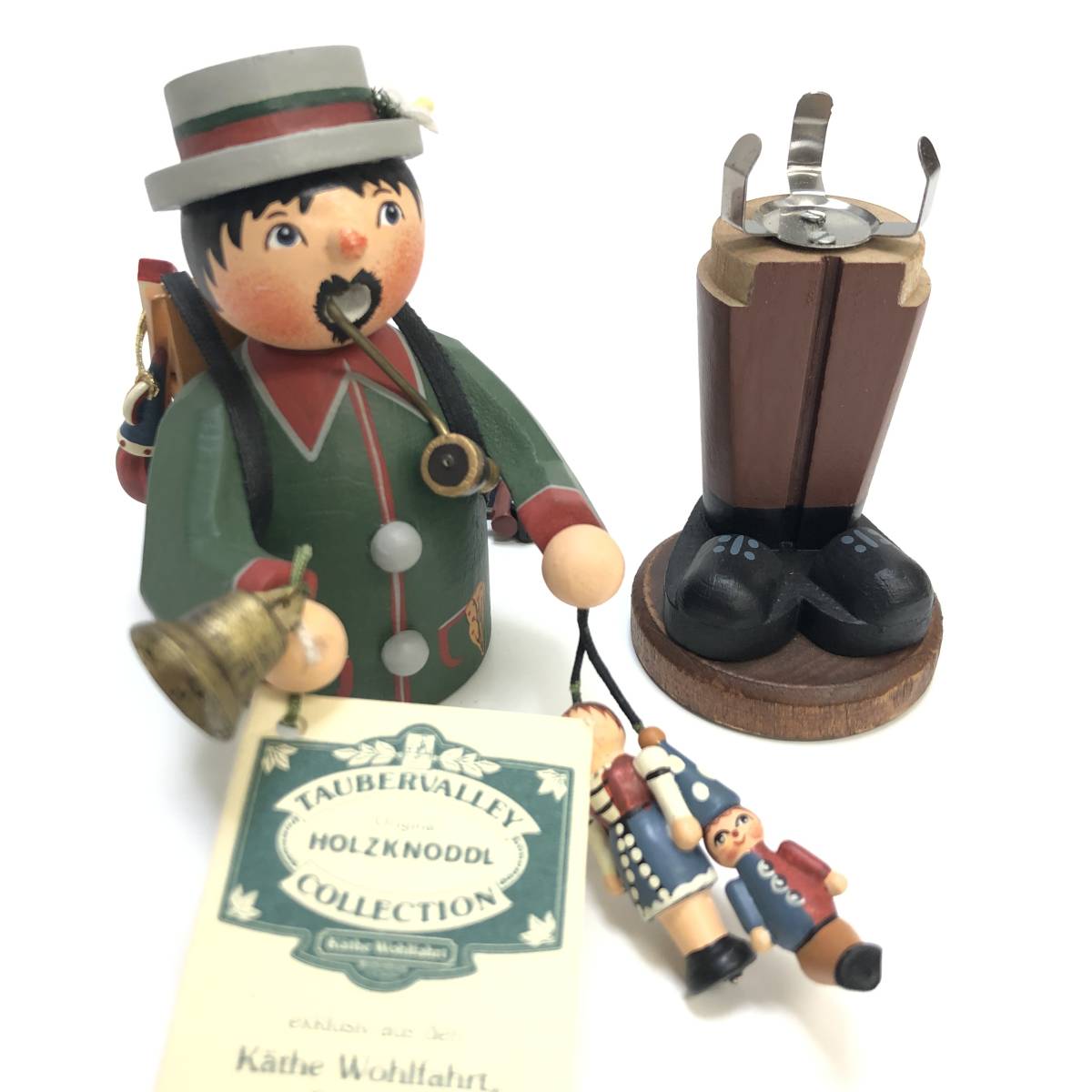 HOLZKNODDL製　煙出し人形　香炉　おもちゃ売り　スモーカーフィギュア【208-278#60】_画像2