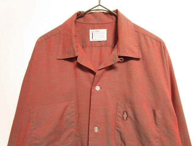 日本限定 box vintage SEARS 60's〜70's silhouette ビンテージシャツ