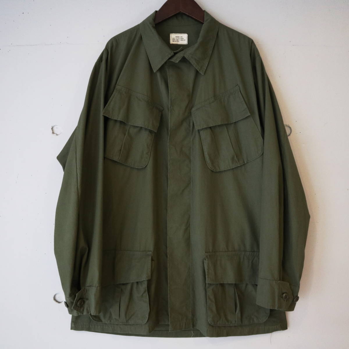 60s US ARMY 実物 ジャングルファティーグ ノンリップ | labiela.com