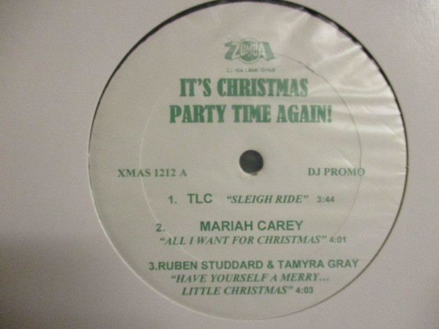VA ： It's Christmas Party Time Again ! 12'' (( Mariah Carey - All I Want For Christmas / Whitney Houston - The Christmas Songの画像1