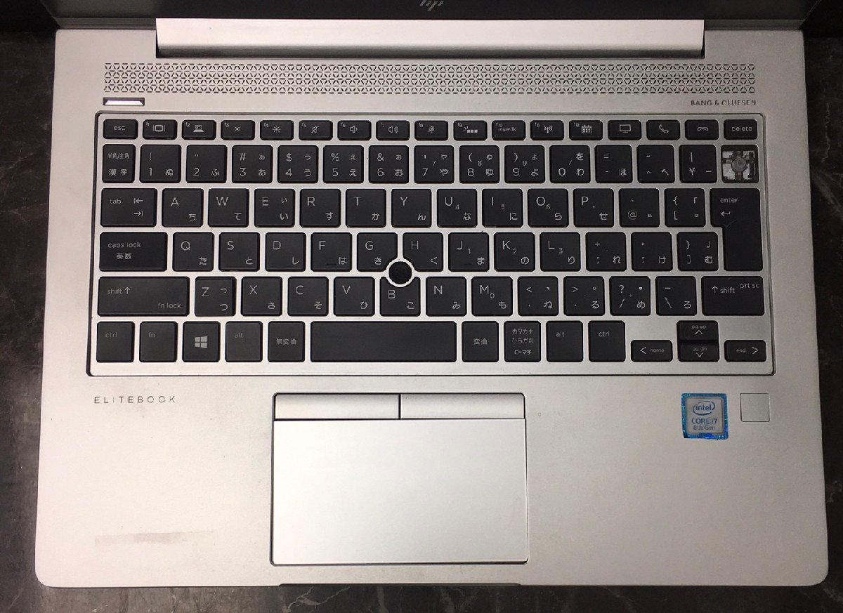 1円~ ジャンク HP ELITEBOOK 830 G5 / 第8世代 / Core i7 8550U 1.80GHz / メモリ 16GB / NVMe SSD 512GB / 13.3型 / Windows10 Pro