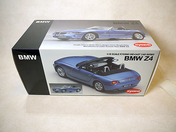 1/18 BMW Z4 E85 ブルー 京商ダイキャストカーシリーズ(中古)の 