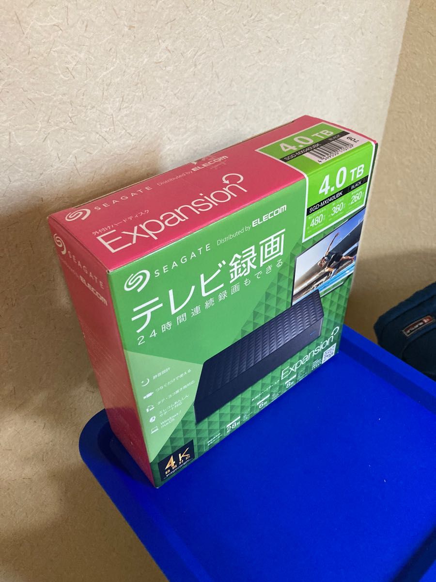 未開封 エレコム 4TB 外付HDD SGD-MX040UBK 4.0TB 外付けハードディスク ブラック skyprint.id