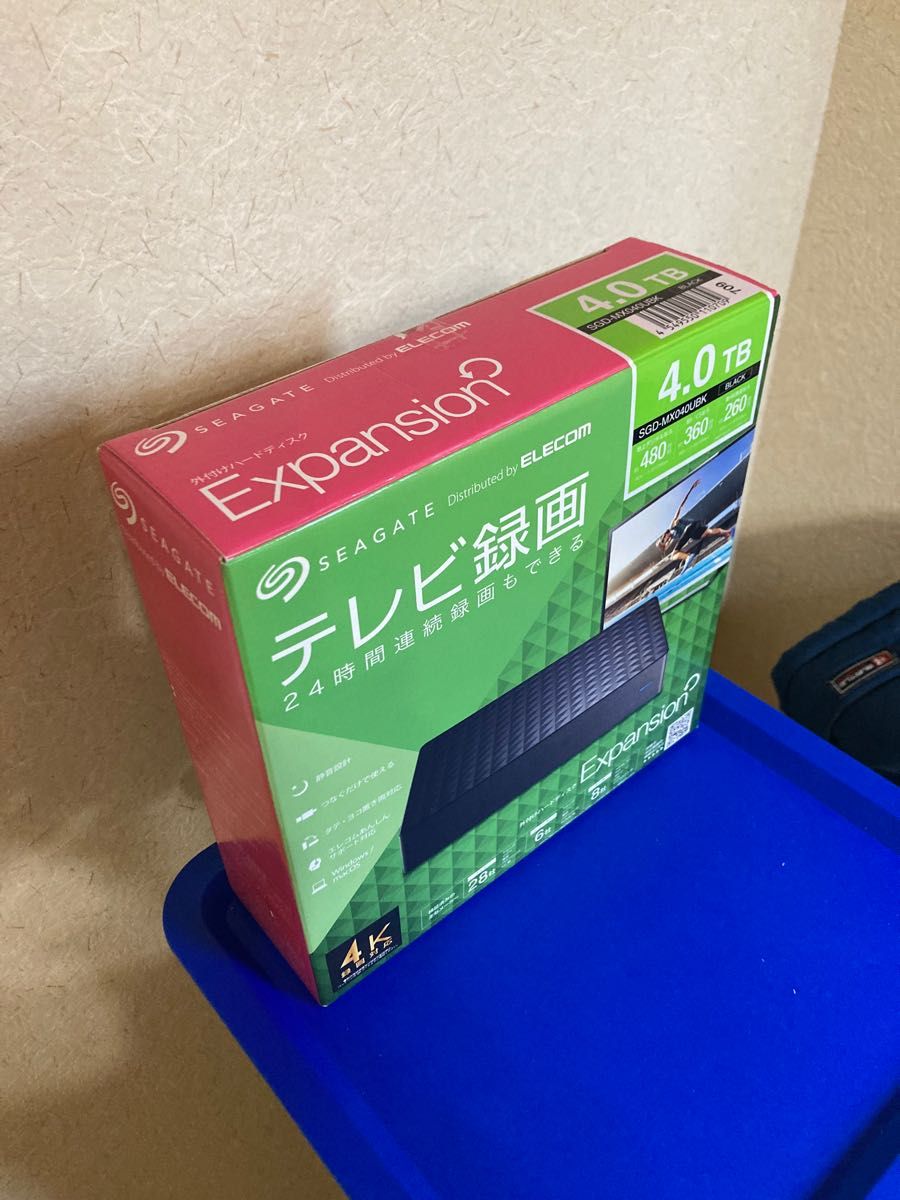 SEAGATE シーゲートSGD-MX040UBK 外付けHDD 4TB