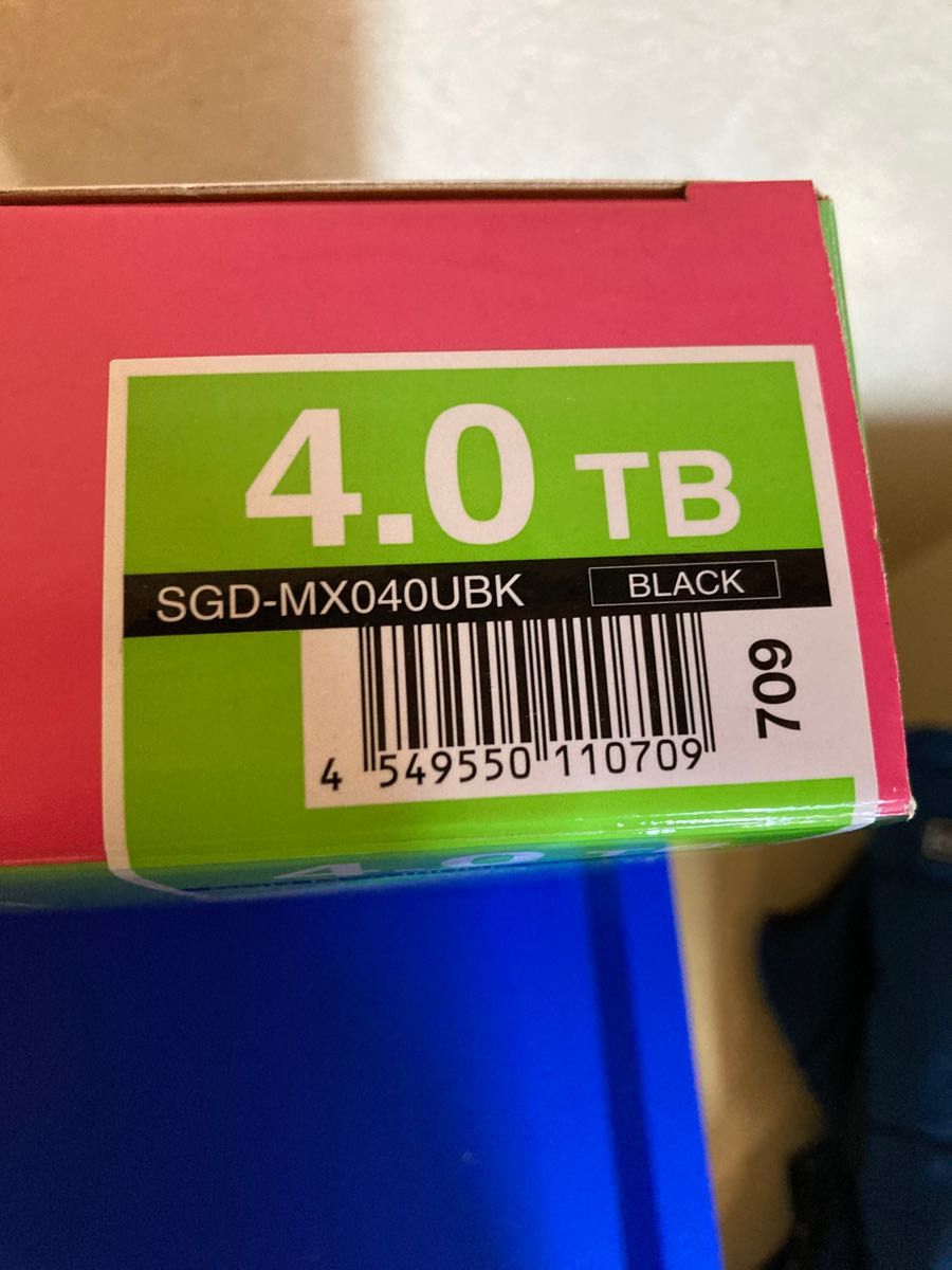 SEAGATE シーゲートSGD-MX040UBK 外付けHDD 4TB 