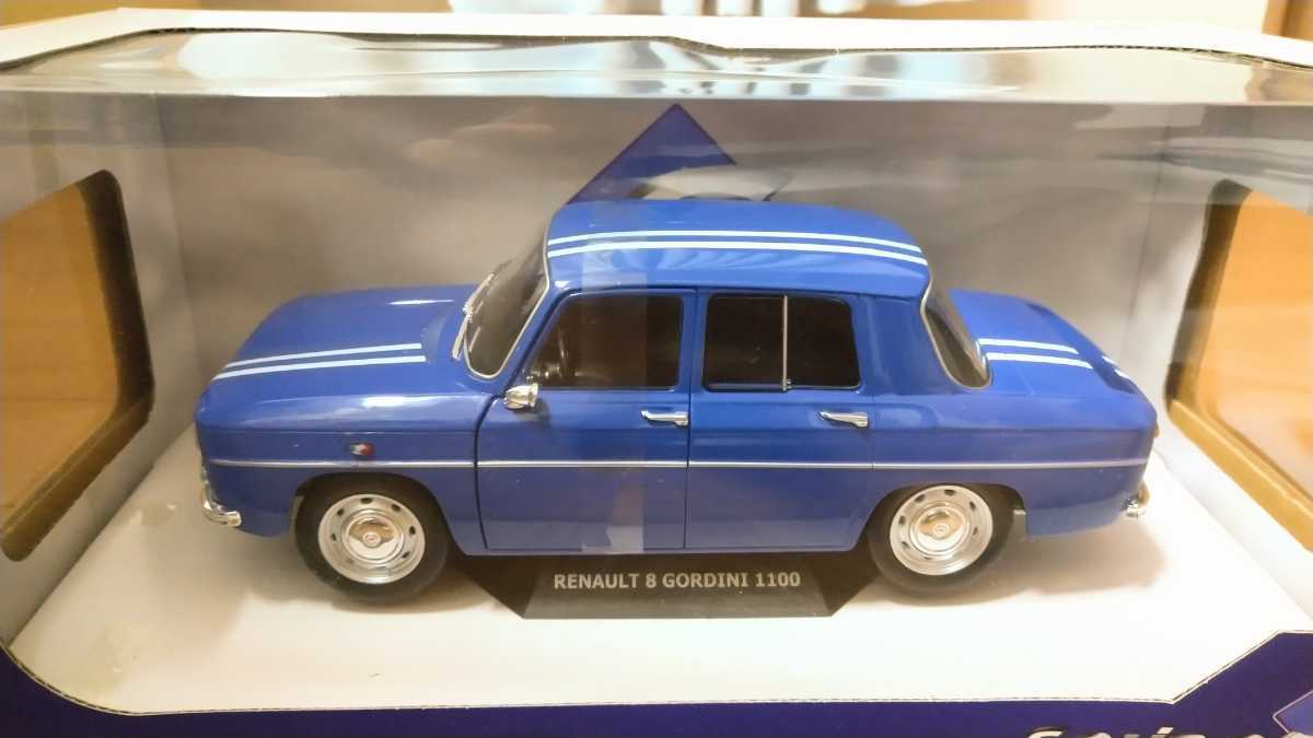  free shipping Solido SOLIDO 1/18 Renault 8go Rudy ni1100 1967 blue new goods unopened ①