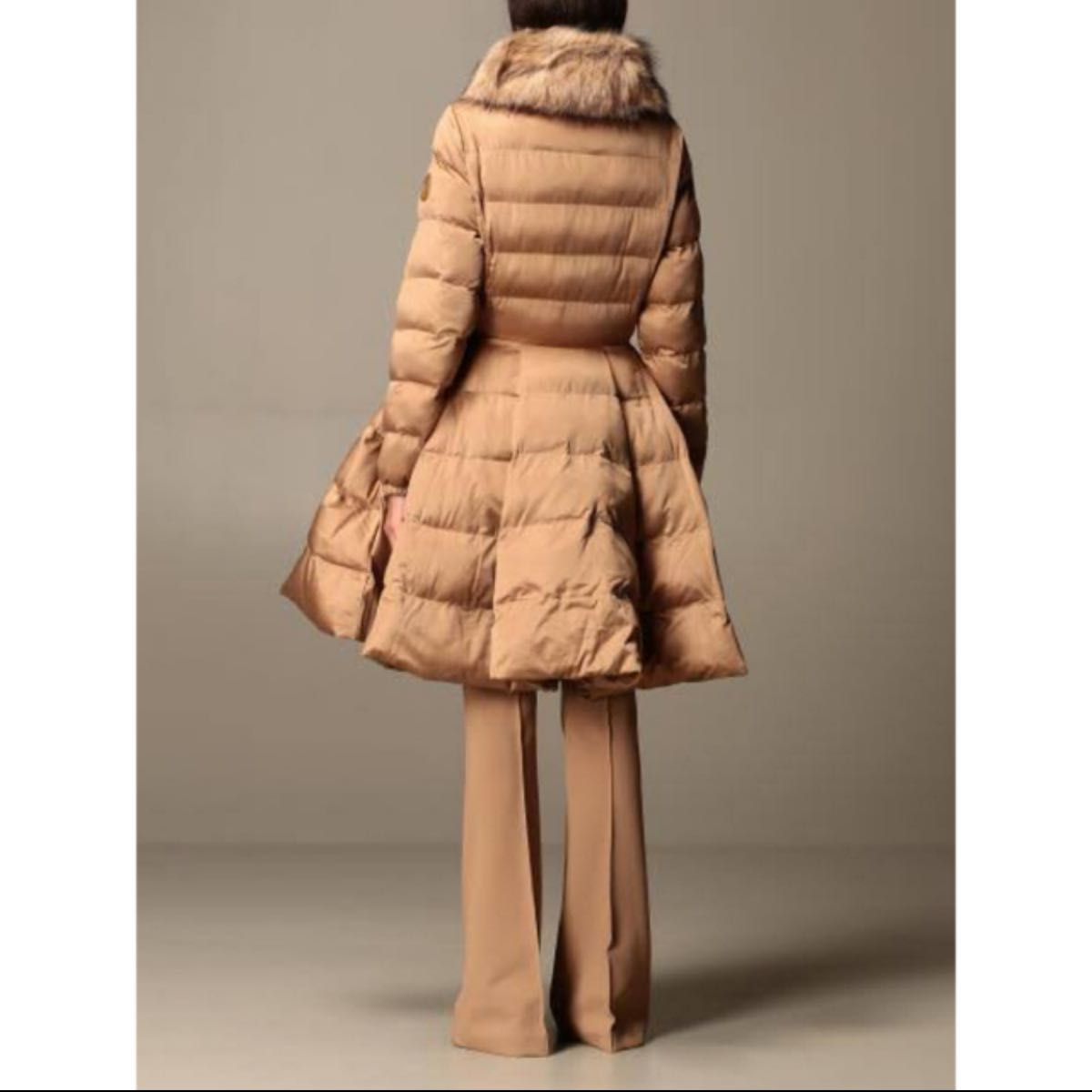 elisabetta franchi ドレスダウン Aライン ダウンコート