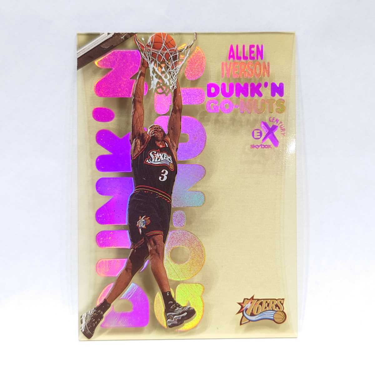 1998-99 SkyBox E-X Century Allen Iverson Dunk 'N Go Nuts_画像1