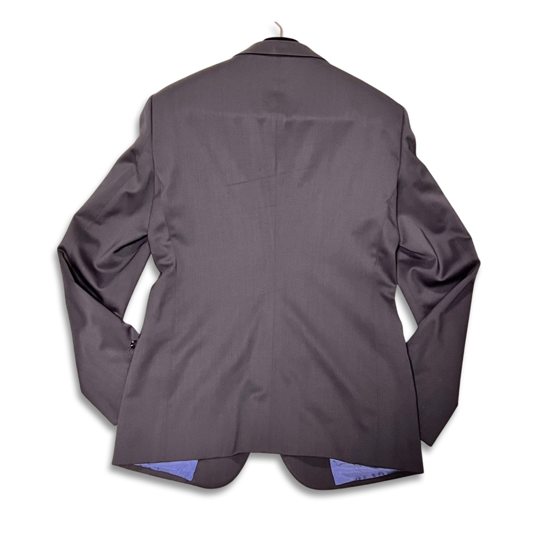 国内正規品 GIORGIO ARMANI 黒タグ 無地 シングル スーツ-