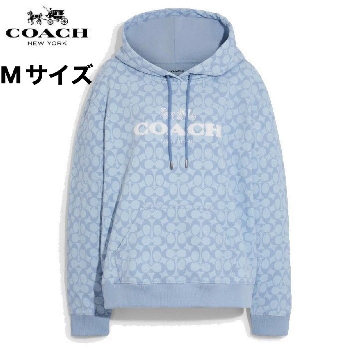 COACH C8795】コーチ パーカー フーディー シグネチャー Mサイズ 165cm/92A｜PayPayフリマ