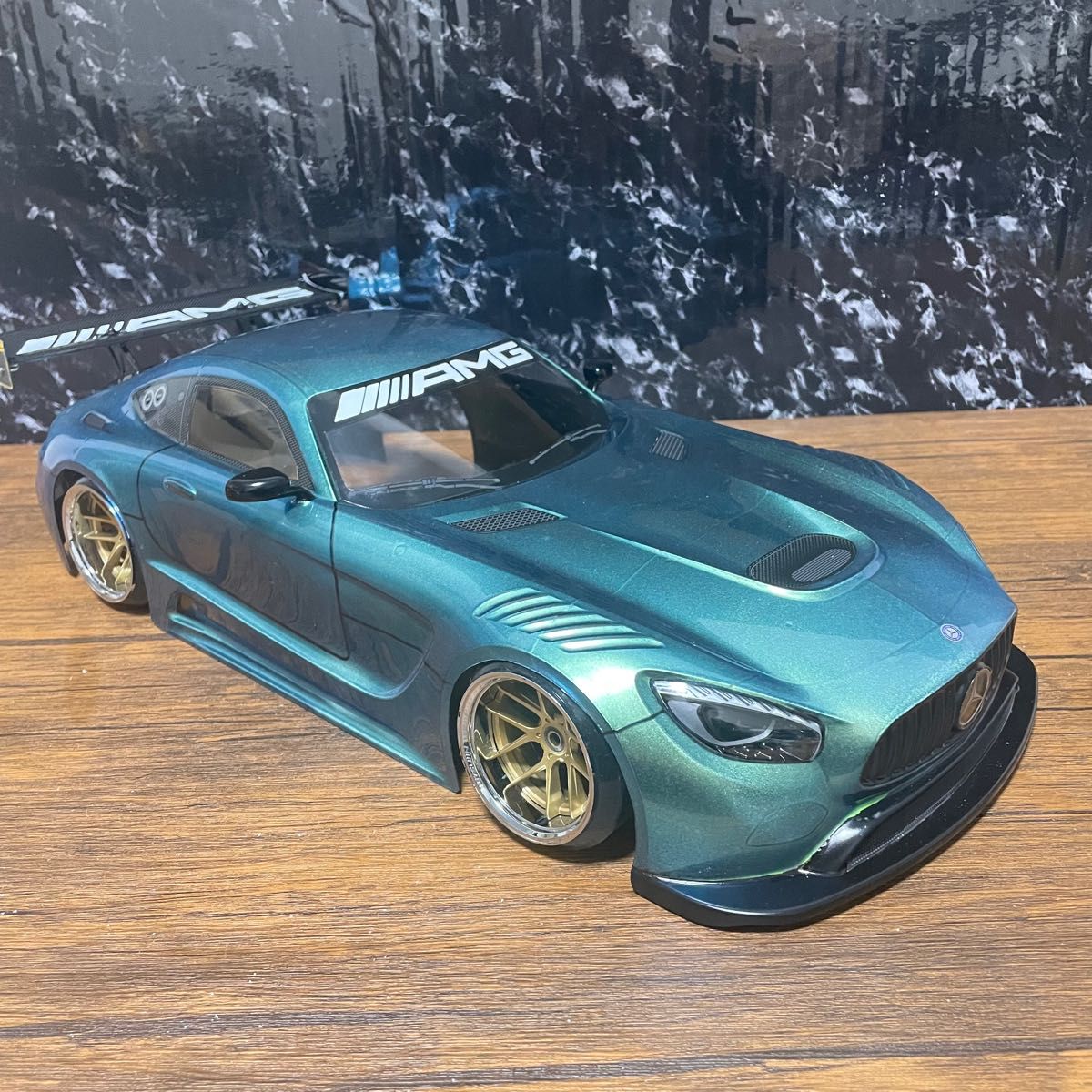 タミヤ　メルセデスamg　ドリフト　1/10 ラジコン　ボディ　rc ドリフト 塗装済み 完成品