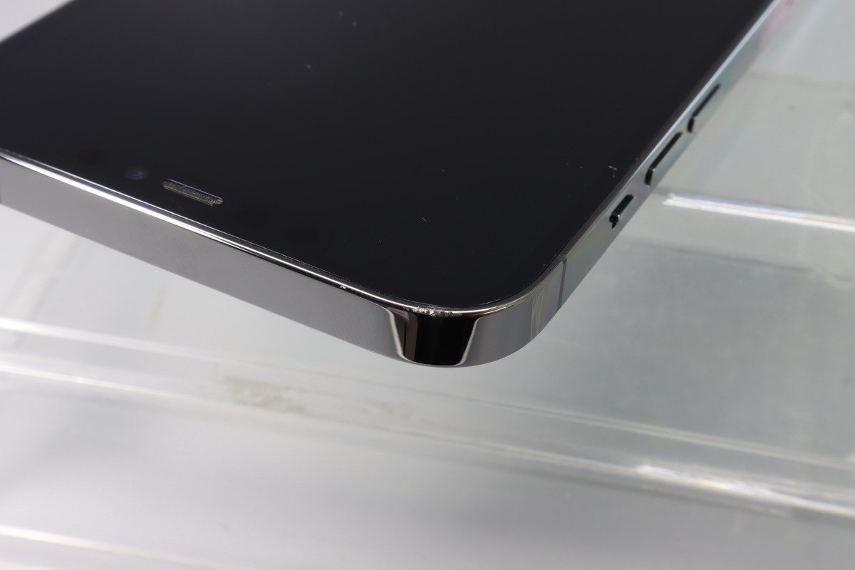 Apple iPhone12 Pro Max 128GB Graphite A2410 MGCU3J/A バッテリ89% ■SIMフリー(SIMロック解除済)★Joshin3201【1円開始・送料無料】の画像7