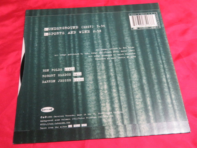 EP シングル盤 7inch レコード ベン・フォールズ・ファイヴ Ben Folds