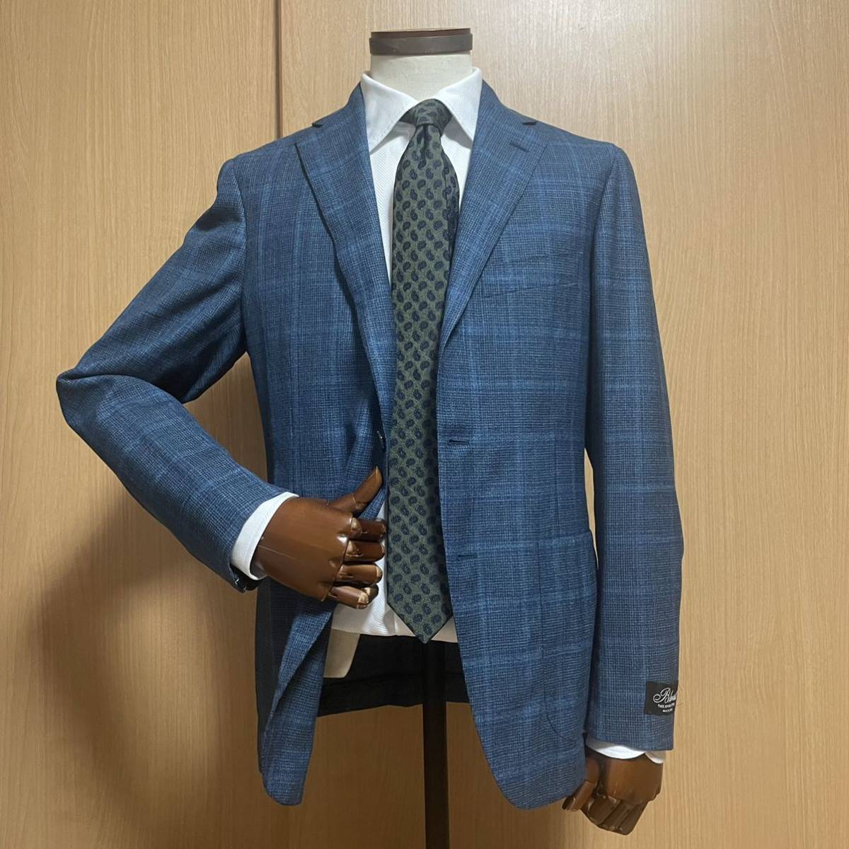春夏新品 BELVEST / ベルベスト 『JACKET IN THE BOX』 かすりペーン柄