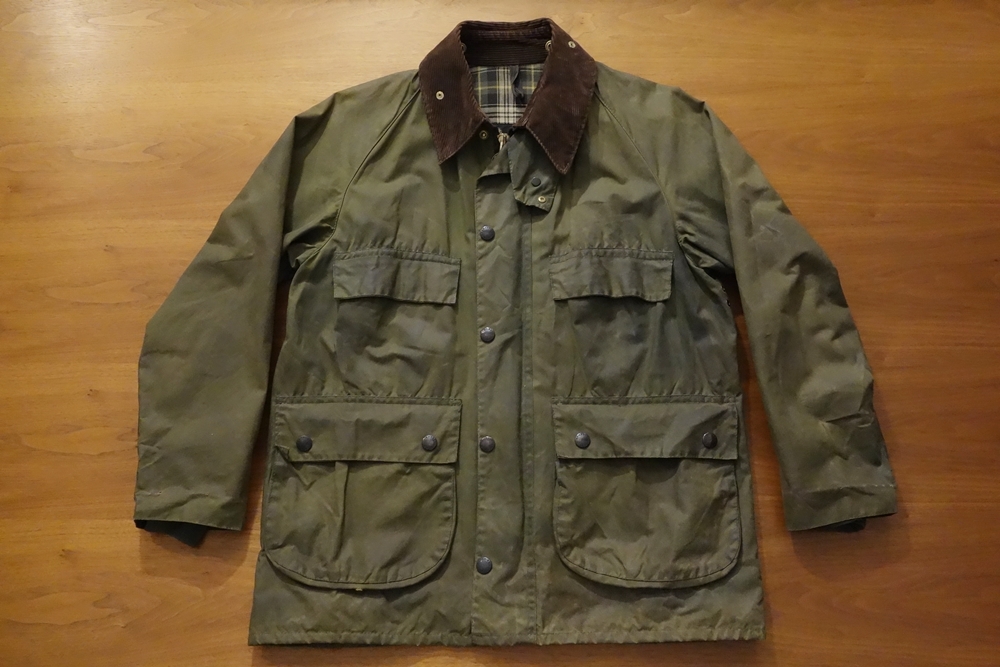 Vintage Barbour BEDALE 1980年代イギリス製 ヴィンテージ 4つポケ C38