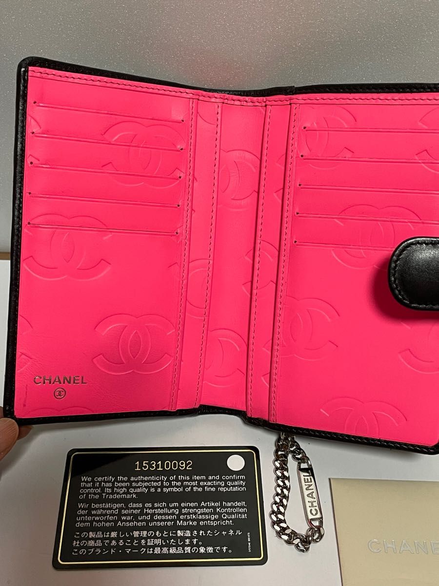 シャネル財布 CHANEL 二つ折り財布 カンボンライン ココマーク シャネル財布 CHANEL 二つ折り財布 カンボンライン ココマーク