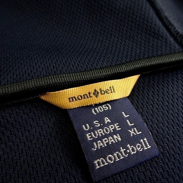 mont-bell モンベル 新品 定2.2万 軽量保温 フーデッド ボアフリース ブルゾン ジャケット パーカー WUJF-242 NV 100/L▲075▼kkf2518dの画像7